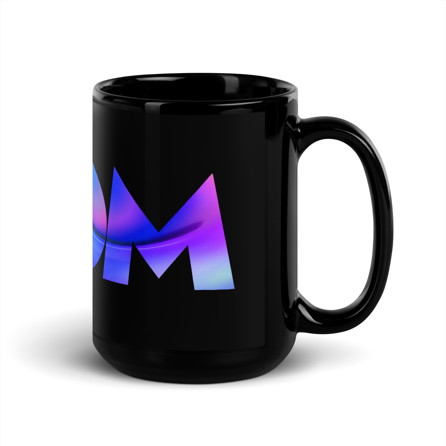 Taza Negra de Cerámica VOOM — The Morning Code