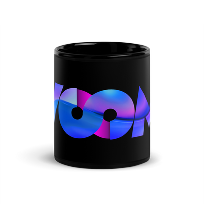 Taza Negra de Cerámica VOOM — The Morning Code