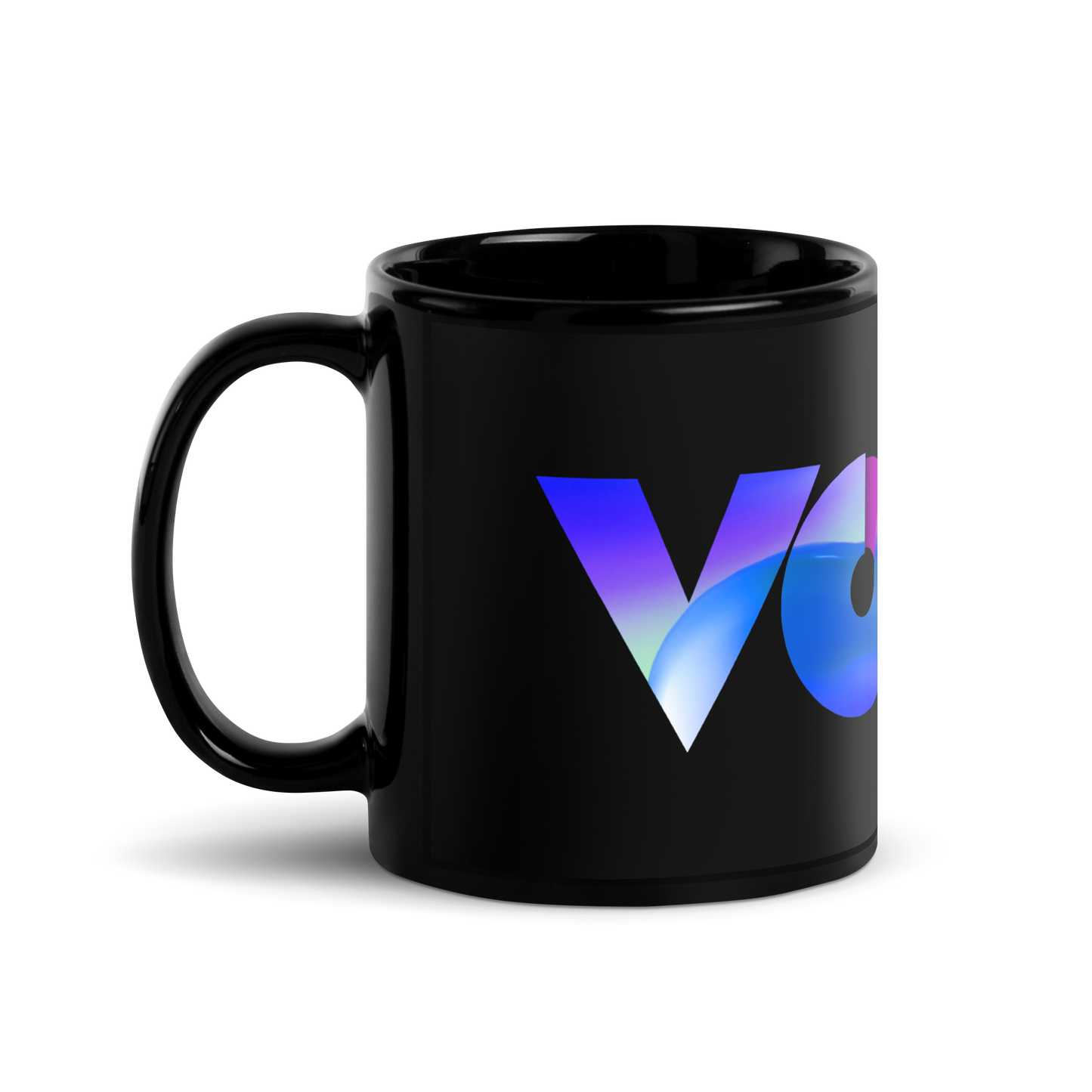 Taza Negra de Cerámica VOOM — The Morning Code