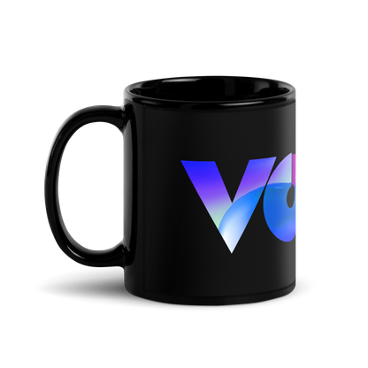 Taza Negra de Cerámica VOOM — The Morning Code