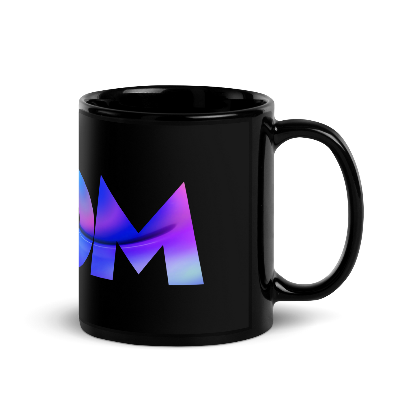 Taza Negra de Cerámica VOOM — The Morning Code