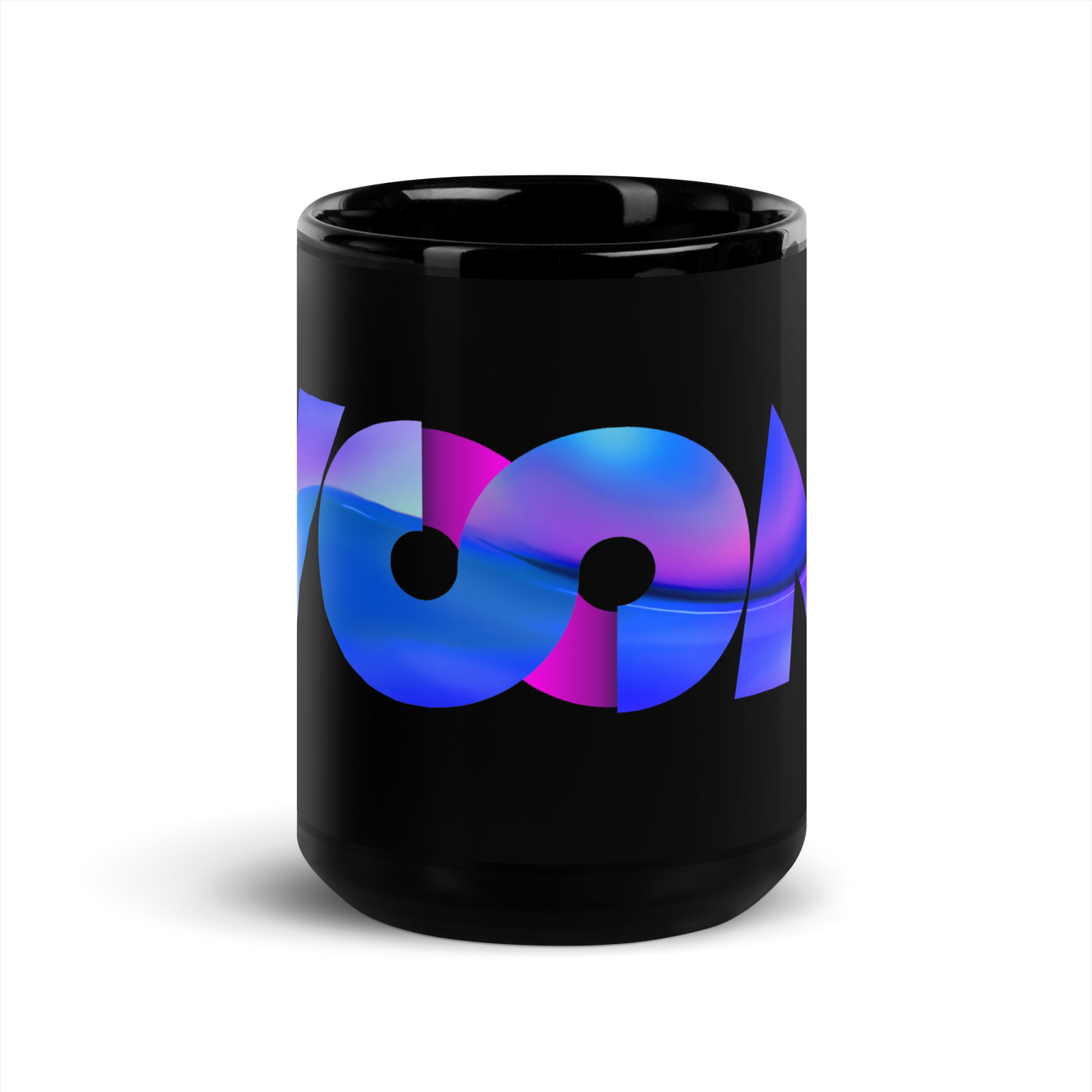 Taza Negra de Cerámica VOOM — The Morning Code