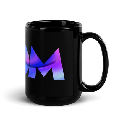 Taza Negra de Cerámica VOOM — The Morning Code