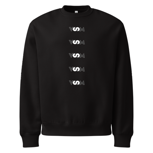 Sudadera Negra Oversize VOOM — The Becoming Code