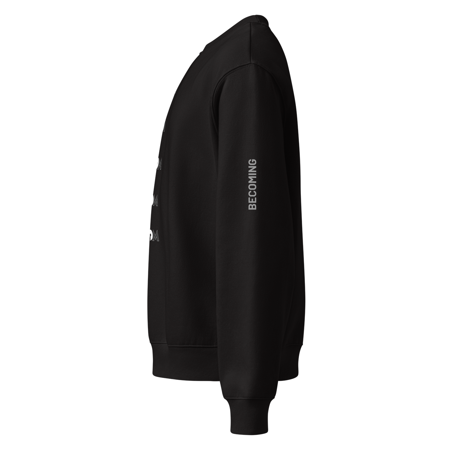 Sudadera Negra Oversize VOOM — The Becoming Code