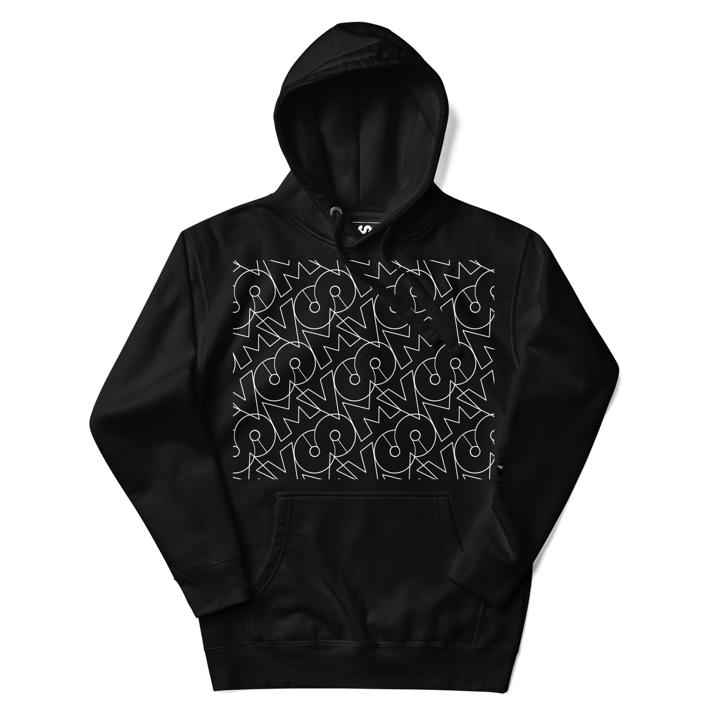 Hoodie Negra VOOM — The Signal Code