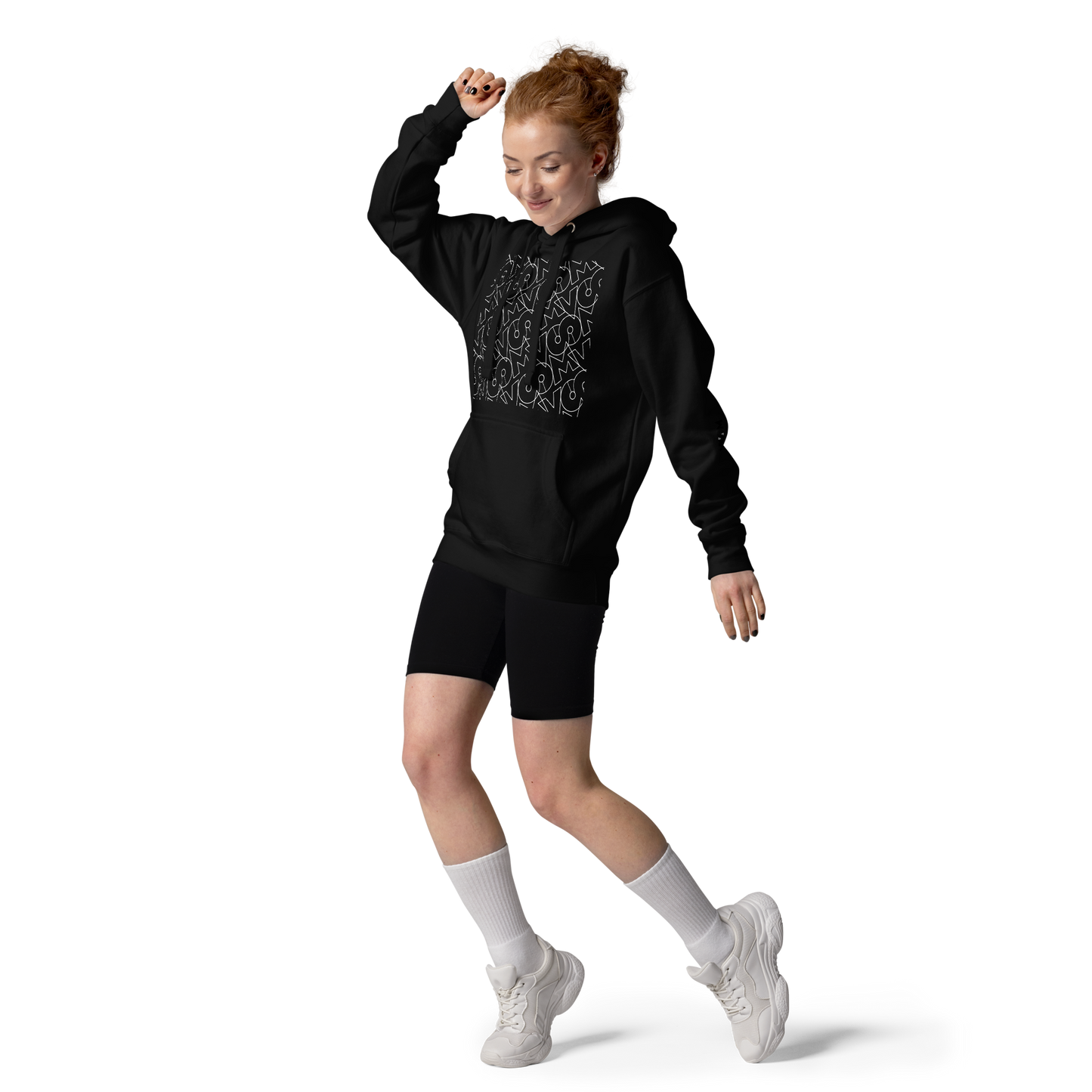 Hoodie Negra VOOM — The Signal Code