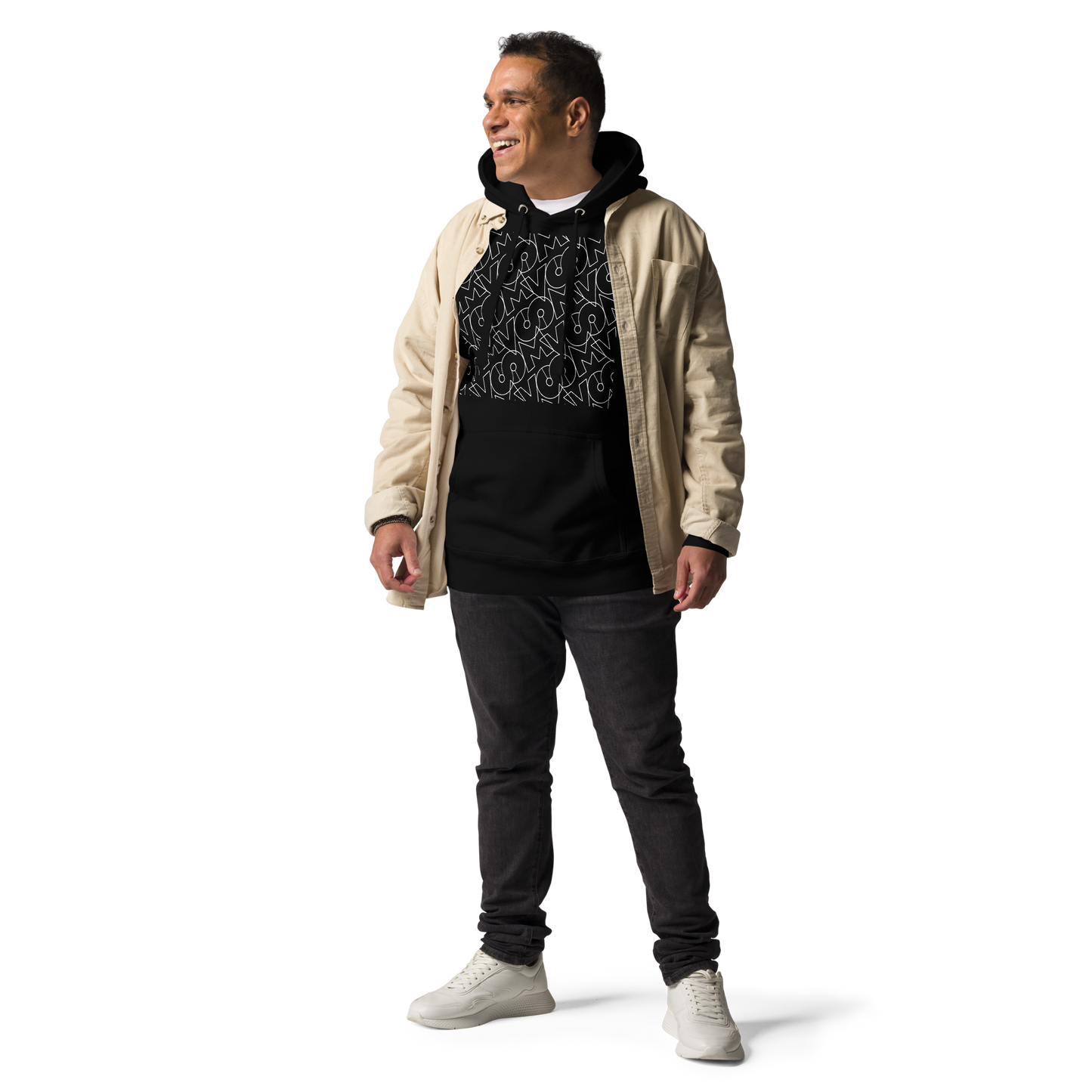Hoodie Negra VOOM — The Signal Code