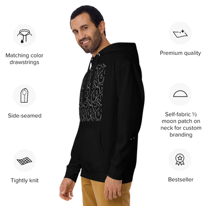 Hoodie Negra VOOM — The Signal Code