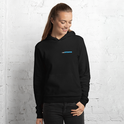 Hoodie Negra VOOM unisex— The Superhuman Code