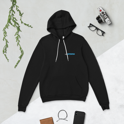 Hoodie Negra VOOM unisex— The Superhuman Code