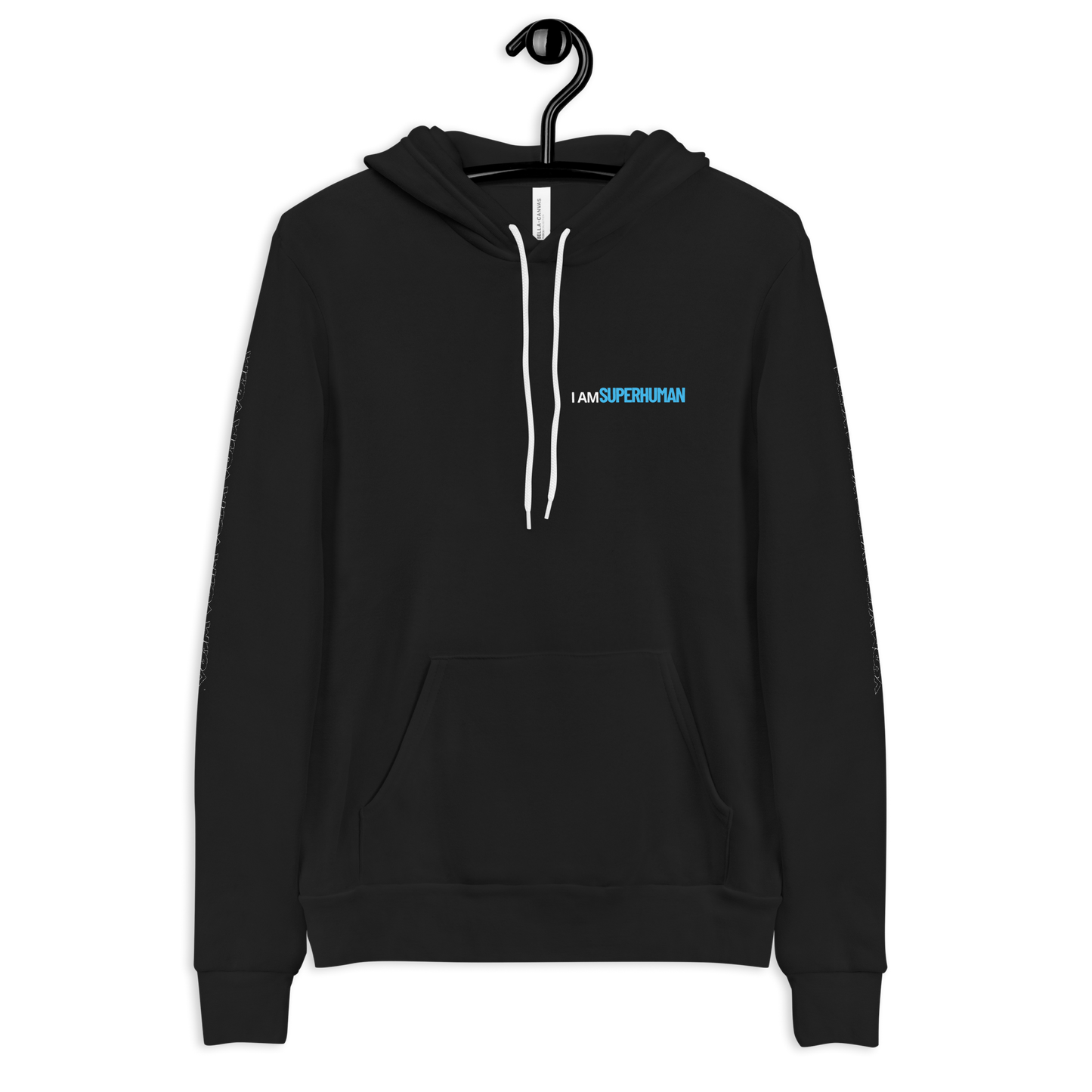 Hoodie Negra VOOM unisex— The Superhuman Code
