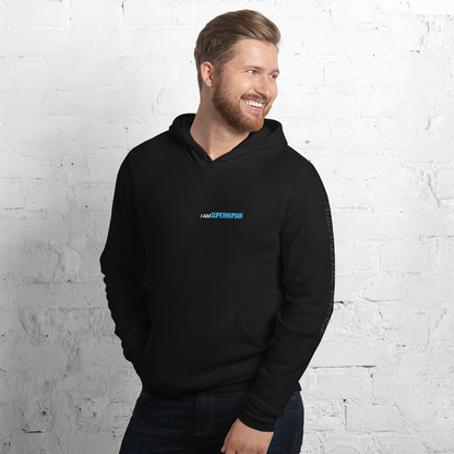Hoodie Negra VOOM unisex— The Superhuman Code