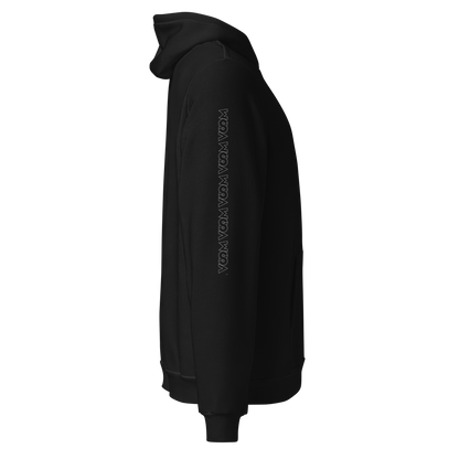 Hoodie Negra VOOM unisex— The Superhuman Code