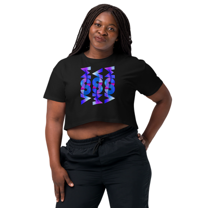 Crop Top Negro de Algodón VOOM — The Axis Code