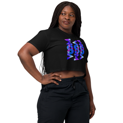 Crop Top Negro de Algodón VOOM — The Axis Code
